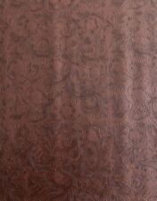 Penny western floral Embossed vinyl faux leather upholstery Fabric Yard picture