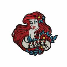 Disney Princess Ariel Little Mermaid Embroidered Iron On Patch - 010-E picture