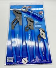 Channellock GS-3A  3-Piece Tongue and Groove Plier Set  -Blue (CHLGS-3) picture