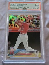 2018 Topps Chrome SHOHEI OHTANI Complete Set Retail Refractor Rookie #700 PSA 9 picture