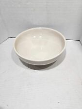 Vintage HALL China 1955 Large White Footed Pasta Serving Bowl~9.25” picture