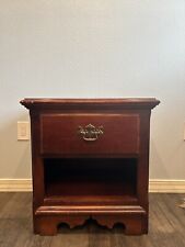 THOMASVILLE Mid Century Vintage 1 Drawer Nightstand-End Table picture