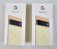 Google Pixel 6 Pro 128GB - Sorta Sunny Gold Yellow -  GA03151 - NEW SEALED picture