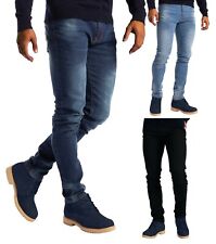 Men's Slim Fit Jeans Skinny Stretch Denim Pants picture