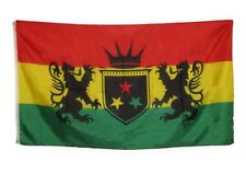 3x5 3’x5’ Ethiopia Ethiopian Crown Lions Crest Flag Banner Grommets Polyester picture