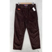 Empyre Pants Adult 32 Brown Java Loose Fit Sk8 Cord Corduroy Baggy Wide Leg NEW picture