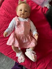 Ashton drake reborn baby doll. Vinyl head, arms, legs. Cloth body. picture