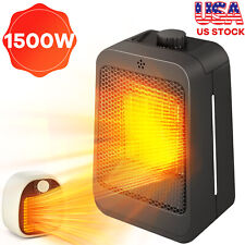 500W-1500W Portable Electric Ceramic Space Heater Fan Room Adjustable Thermostat picture