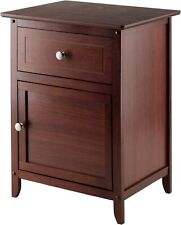 Wood Eugene Accent Table, Walnut, FURNITURE picture