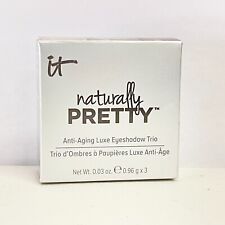 IT Cosmetics Naturally Pretty Luxe Eyeshadow Trio ~Matte Luxe~ Full Size [BNIB] picture