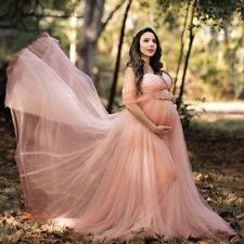 Shoulder Dress Photoshoot Lace Pregnant Dress Maternity Gown Photography picture