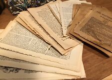 LARGE VTG & Antique Book Pages Lot* Random Mix From a Huge StackCrafts Journal picture
