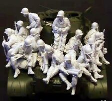 1:35 resin figures model US 15 Tank Soldiers (no tank) Unassembled Unpainted picture