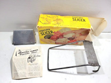 Vintage Mid Century Feemster's Famous Vegetable Slicer Original Box Instructions picture
