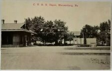 Mercersburg Pennsylvania C.V.R.R. Depot Cumberland Valley RR c1910 Postcard N11 picture