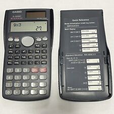 Casio FX-300MS Two Way Power Calculator Blue TESTED picture