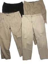 Vintage Dress Pants Stafford,Dockers, Farrah Khaki 90s Retro Men’s 38x30 4 Pair picture