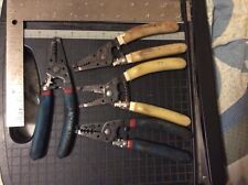 Lot of FOUR Klein electrician's tools Wire Stripper Cutters picture