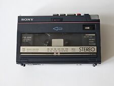 Sony WA-55 FM Radio Portable Cassette TAPE RECORDER Japan for RESTORATION picture