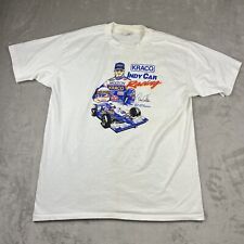 Vintage 80s Danny Sullivan Indy Car Racing T Shirt Mens XL White Hanes 50/50 picture