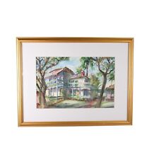 Old Stranahan House Fort Lauderdale Fl Watercolor Illegible Signature picture