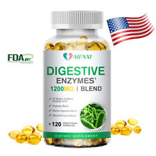 Digestive Enzymes Verdauungsenzyme+Probiotisch 1-4 x 120 Kapseln Verborgenheit picture