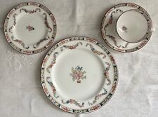 6 - Minton Rose Pattern #A4807 Four Piece Place Setting c.1891-1912 England picture