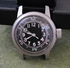 Vintage 30mm Elgin A-11 World War 2 Military Men's Mechanical Wristwatch 539 picture