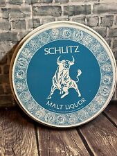 Vintage 1971 Schlitz Malt Liquor Beer Tray Distributor Stock Milwaukee Wi picture