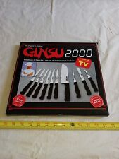 The Original Ginsu 2000 Deluxe 10 Piece Knife Set As Seen on TV  NEW vintage. picture