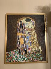 The Kiss by Gustav Klimt Giclee Fine Art Print Reproduction on Canvas picture