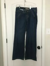 Blue Asphalt Women's Juniors Blue Denim Jeans Zip Button Pockets Size 11 picture