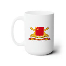 White Mug - Army - 22nd Field Artillery w Br - Ribbon picture