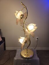 Vintage Tripple Lotus Flower Table Lamp picture