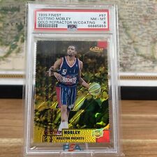 1999 Topps Finest Cuttino Mobley Gold Refractor W/ Coating 078/100 PSA 8 Rare picture