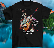 Dickey Betts 1943 - 2024 Heavy Cotton Black All Size Unisex Shirt MM1339 picture