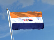 Old South Africa Flag 3x5 ft Prinsevlag UK Dutch yellow/orange 100F picture