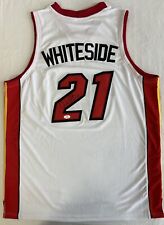 Hassan Niam Whiteside Miami Heat Signed Autographed Adidas Jersey FSG COA picture