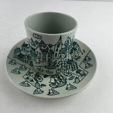 Nymolle Art Faience Paul Hoyrup Cup & Saucer Plate Limited Edition Denmark picture