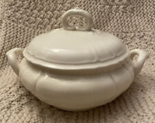 Vintage Villeroy & Boch Mettlach White Lidded Casserole Covered Dish Soup Tureen picture