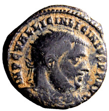 WELL DETAILED LICINIUS I. 308-324 AD. Æ Follis Jupiter SMKA Capt Roman Coin wCOA picture