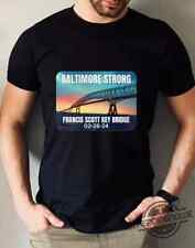 Baltimore Bridge Unisex T- Shirt, Black picture