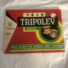 Vintage Tripoley 1965 Board Game Deluxe Edition #111 Mat & Box Only picture