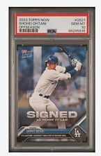 2023 MLB TOPPS NOW #OS21 Shohei Ohtani Los Angeles Dodgers PSA 10 GEM MINT picture