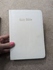 Vintage Nelson Study Bible KJV 1972 With Box 283 White  Imitation Leather picture