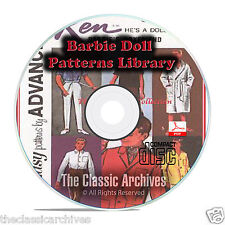 Vintage Barbie Doll Clothes Patterns, 1000+, Sewing, Knit, Make Your Own CD B71 picture