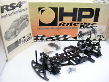 Vintage 1997 HPI 1/10 RS4 PRO Level Electric 4WD Belt Driven Race Car RARE Kit  picture