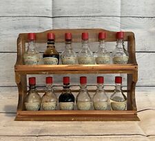 Vintage Wagner’s Extract Spice Rack with Bottles picture