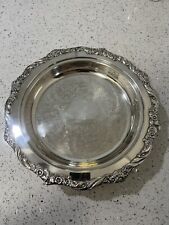 W & S Blackinton Fine Silver Plate Footed Tray/Bowl picture