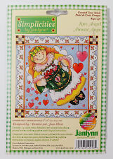 Simplicities By Janlynn #140-258 Love Angel Counted Cross Stitch Kit - NEW picture